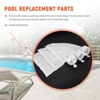 3PCS Zippered Bag Replacement Fits for 280,480 Pool Cleaner All Filter Bag Swimming Pool Cleaner Bags