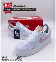 ?รองเท้าผ้าใบN_[AF1] (เผื่อไซส์) รองเท้าผ้าใบสีขาว รองเท้าลำลอง รองเท้าแฟชั่น มีเก็บปลายทาง