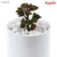 Hippied? 1PC Mini Garden เครื่องประดับขนาดเล็กเรซิ่นผลไม้ต้นไม้หัตถกรรม Fairy Garden Decor