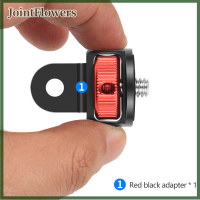 JointFlowers กล้องอลูมิเนียม Mini tripod ADAPTER Mount CNC Conversion Adapter สำหรับ GoPro HERO 10 9 Insta360และอุปกรณ์เสริมอื่นๆมาตรฐาน1/4