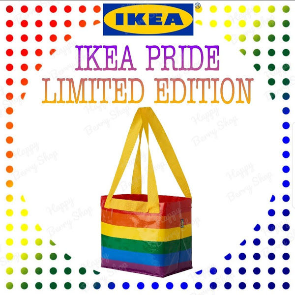 พร้อมส่ง-ถุงอิเกีย-สีรุ้ง-รุ่นพิเศษ-ikea-kvanting-limited-edition-ใบเล็กรุ่นฉลองเดือน-pride-lgbtq-ikea-bag-ส่งตรงจากซานฟรานซิสโกประเทศอเมริกา