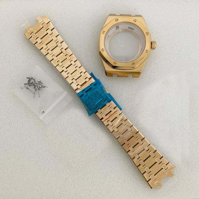 41mm-case-strap-set-mens-watch-parts-accessory-sapphire-mirror-surface-suitable-for-nh35-nh36-movement-31-8mm-dial