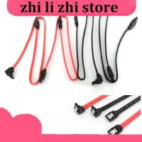 zhilizhi Store 40cm red black Straight Right-angle SATA Cable 3.0  III  To Hard Disk Drive SSD HDD Sata 3 wire For Motherboard High Speed lead