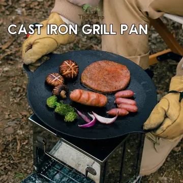 Mini BBQ Grill Pan Camping Outdoor Cookware Nonstick Grill Baking Plates