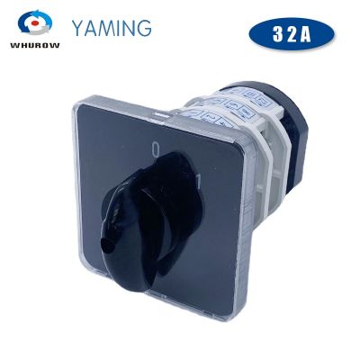 【YF】❁  YMZ12-32/3 Changeover Selector 32A 3 Poles Position Contact Manual Transfer Cam LW31