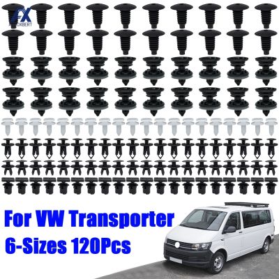 120x สำหรับ VW Transporter T4 T5 T6รถ Trim Lining คลิปกันชน Retainer เครื่องยนต์อัตโนมัติ Undertray ฝาครอบ Fastener พลาสติก Push Rivets