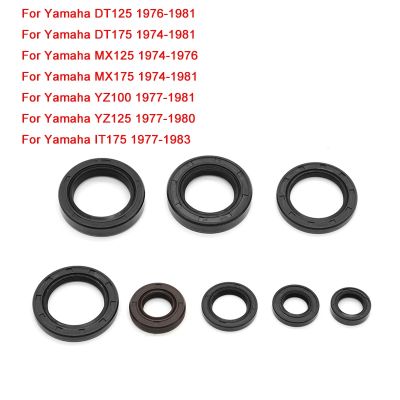 Engine Oil Seal Kits For Yamaha DT125 DT175 MX125 MX175 IT175 YZ100 YZ125 DT MX IT 125 175 YZ 100 125 Motorcycle Accessories