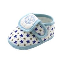 【hot】！ Warm Star Flats Prewalker Baby Sole Infant Boys Shoes Soft Luxury