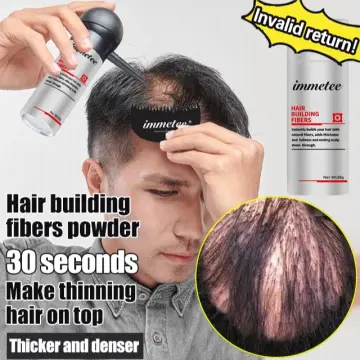 Thick Fiber Hair Building Fibers  Dark Brown 25g