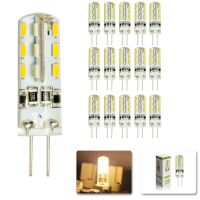 【▼Hot Sales▼】 dongdangx59 15ชิ้น/ล็อตหลอดไฟ Led แบบ3W Dc12v G4 24Led Smd 3014โคมไฟ Led ข้าวโพดสำหรับโคมไฟคริสตัล Led หลอดไฟสปอตไลท์สีขาวเย็นอบอุ่น