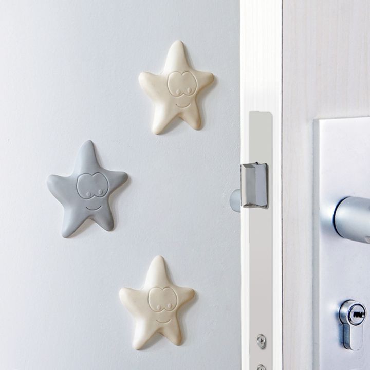 cw-silicone-door-stops-adhesive-buffer-thickening-wall-protectors-cartoon-sea-star-handle-bumpers-for-stopper