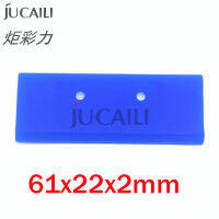 Jucaili 5ชิ้นขนาดใหญ่รูปแบบเครื่องพิมพ์61x22x2มิลลิเมตรยางปัดน้ำฝนสำหรับ Epson หัวพิมพ์ใบมีด Roland ทำความสะอาดปัดน้ำฝนชิ้นส่วน