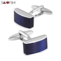 【hot】 Luxury Stone for Mens Shirt Cuff Links Wedding Grooms Personalized Name