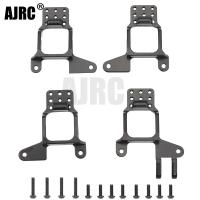 D Ajrc 4Pcs Aluminum Front &amp; Rear Shock Towers Mount For 1/10 Rc Crawler Trx-4 Bronco K5 G500 Defender Trx4 8216 Upgrade Parts