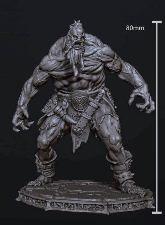 [tusk model]resin figure 75mm scale resin model kits unpainted