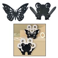 Novelty Black Toilet Paper Roll Holder Toilet Tissue Stand Statue Ornament Toilet Roll Holders