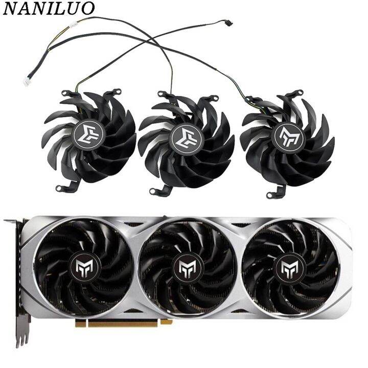 3pcs/set T129215SU 7Pin GPU Card Cooler Fans For ASUS ROG STRIX GeForce RTX  2080 2080 Ti GAMING