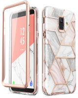 I-blason Cosmo สำหรับ Samsung Galaxy A6 Case ในตัวป้องกันหน้าจอเต็มร่างกาย g litter S parkle กันชนเคส