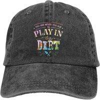 Summer Cowboy Hats Summer Beach You Are Never Too Old To Play In The Dirt Unisex Sports Denim Cap Fashion Baseball Hat Vintage