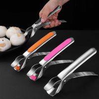 Non-slip Handle Kitchen Gadget Retriever Camping Tool Pan Gripper Bowl Clip Pot Clip Anti-scalding Tongs