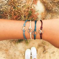 Bluelans®4 ชิ้น/เซ็ต Boho ผู้หญิง Multicolor Hollow Mountain Charm สร้อยข้อมือเครื่องประดับ