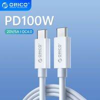 ORICO Type-C To-C สาย USB 20V/5A สายชาร์จ PD100W QC4.0ที่ชาร์ตสำหรับซัมซุงเร็ว Xiaomi แล็ปท็อปและแท็บเล็ตโทรศัพท์ HUAWEI