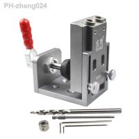 New Upgrade Toggle Clamp Pocket Hole Jig Locator With Step Drill Bit Carpenter Woodworking Tools Kit Push-pull Clip Fast Fix