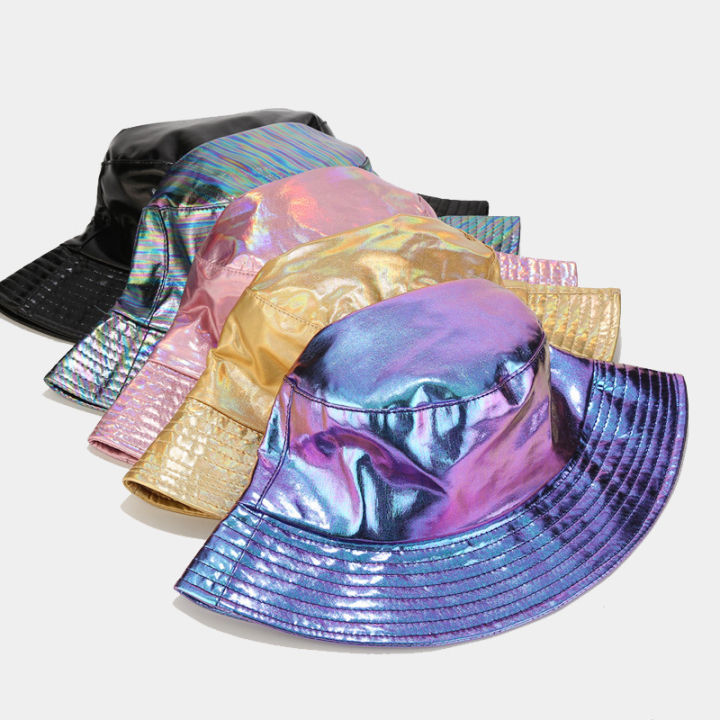 hot-2022-new-fashion-waterproof-black-bucket-hat-leather-fishing-cap-unisex-fisherman-hats-hip-hop-casual-sun-caps