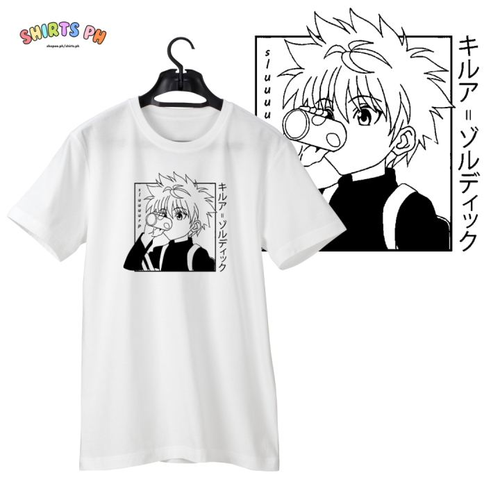 Hunter X Hunter Killua Slurp Anime Tshirt | Shirts.PH | Lazada PH