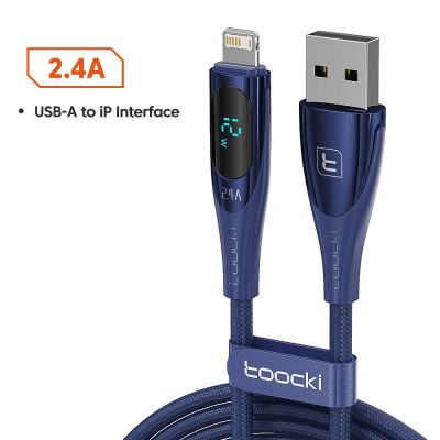 สายสำหรับ Iphone ไลท์นิ่ง Toocki 14 13 12 11สาย Usb C Pro ไปยัง Macbook 8 X Xs Xr สายไลท์นิ่ง27W Ipad