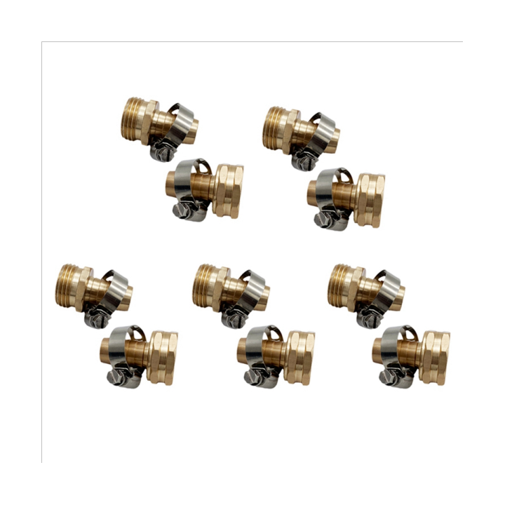 10Set Garden Hose Connector Garden Hose Mender 5Point Water Pipe