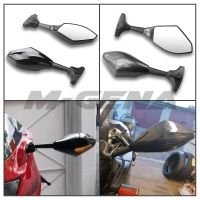 MOTORCYCLE LED TURN SIGNAL MIRRORS For KAWASAKI NINJA 6R 9R 650R 250R 636 YAMAHA YZF R1 R6 R6S SUZUKI GSXR 600 750 1000 KATANA H