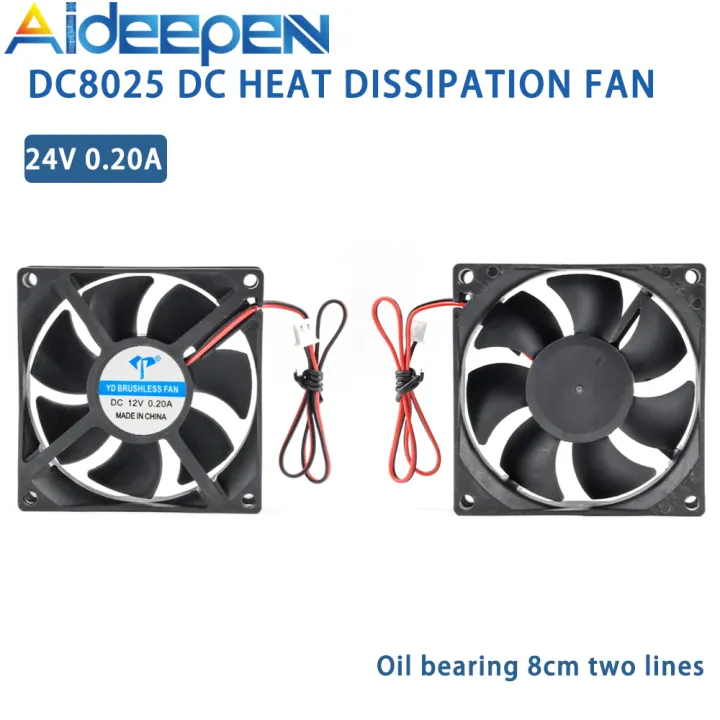 DC8025/DC3010 DC Heat Dissipation Fan Module Choose 8cm Twowire (5V 0