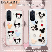 เคสมือถือซิลิโคนนิ่มเคสการ์ตูนน่ารักสไตล์ยอดนิยมฝาหลัง Huawei Nova Y71 คู่กันตกสำหรับ Huawei Nova Y71 Y70โทรศัพท์