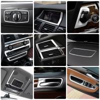 :{“【;【;【สำหรับ BMW X6 X5 E70 E71car แผงปุ่มภายในตกแต่งแผงตกแต่งกรอบฝาครอบรถสติกเกอร์สแตนเลสอุปกรณ์ตกแต่งรถยนต์