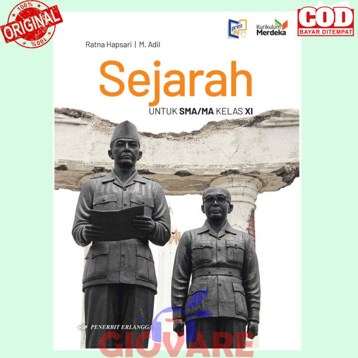 Buku Sejarah Kelas Erlangga Kurikulum Merdeka Sejarah Sma Ma Kls Km Original Lazada