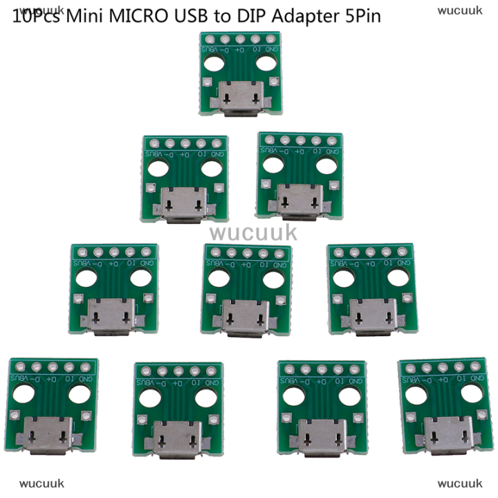 wucuuk-10pcs-micro-usb-to-dip-adapter-5pin-female-connector-pcb-converter-board