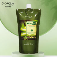 เคราตินหมักผม สูตรมะกอก BIOAQUA Olive Hair Mask ขนาด 400 กรัม