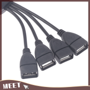MEET Bộ chia cổng USB máy tính 4 trong 1 Cáp sạc dây nối dài USB 2.0