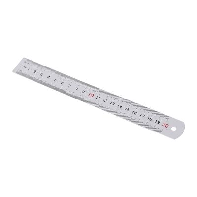 School Supplies Ruler Ruller Scale M amp;G Aluminium Alloy Metal Steel Office 20cm 8inches Student Straight Cm Double 6026 1pc/opp