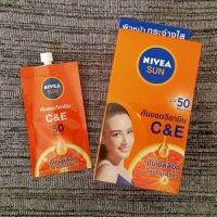 Nivea Sun C&amp;E SPF50 PA+++ 7ml. นีเวีย ซัน ซีแอนด์อี SPF50 PA+++ ขนาด 7 มล. แพ็ค 6