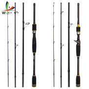 Weihe Carbon Fiber Spinning Casting Rod 2.1m 2.4m 2.7m Lure Fishing Rod M