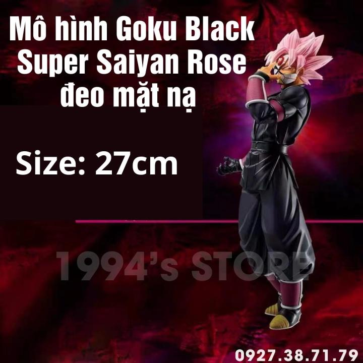 Mô hình Dragon Ball của Goku Black Super Saiyan Rose đeo mặt nạ khiến cho bộ sưu tập của bạn thêm phần hoàn thiện và độc đáo. Với thiết kế tinh xảo, chi tiết đầy đủ và màu sắc sáng tạo, các fan của Goku Black nhất định sẽ không muốn bỏ qua hình ảnh liên quan.