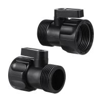 3/4 inch male and female threaded connector block switch homebrew pipe fittings plastic garden  tools Valves