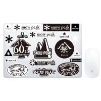 20Pcs snow peak Stickers For Notebook Stationery Vintage Sticker Scrapbooking Material Aesthetic Craft supplies