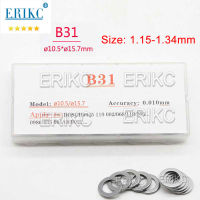 ERIKC B31ขนาด1.15-1.34มม. เครื่องซักผ้าปรับหัวฉีดน้ำมันดีเซล B31 Shims สำหรับ Bosch ฉีดหัวฉีดชุดซ่อมแซมปะเก็น