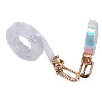 Transparent Women Belt Holographic Clear Rainbow Clear Pin Buckle Waist Adjustable Belt Female Strap Waistbands