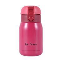 mini Stainless Steel Big belly bottle(rose red)200ml
