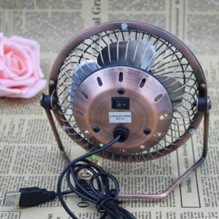 mini-usb-table-desktop-personal-fan-computer-heat-dissipation-adjustable-high-compatibility-metal-design-antique-quiet-home