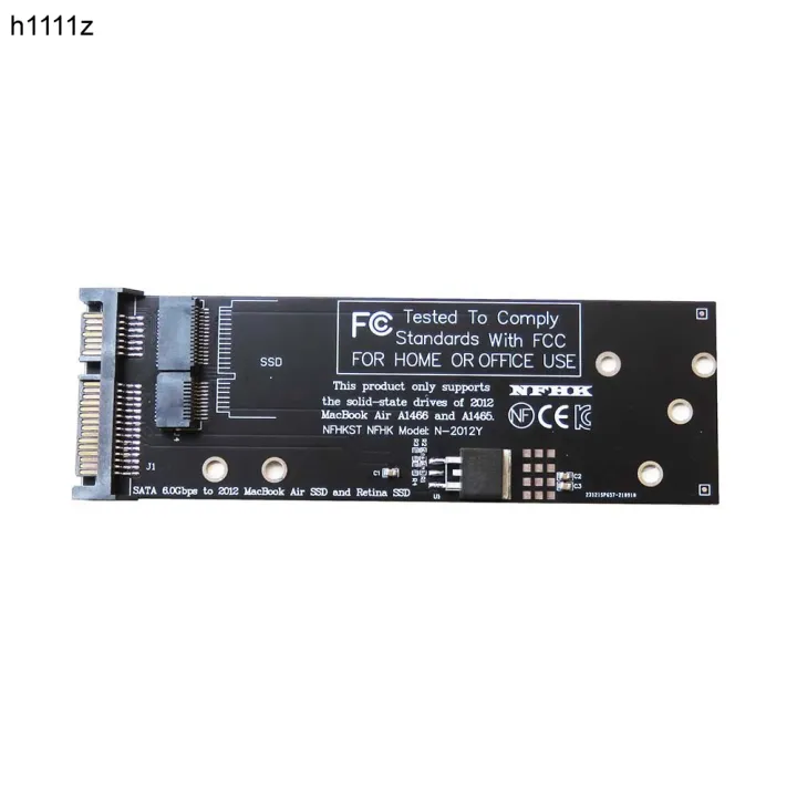 SATA ถึง2012 อากาศ A1465 A1466 SSD แปลงการ์ดอะแดปเตอร์ Riser การ์ดคณะ ...